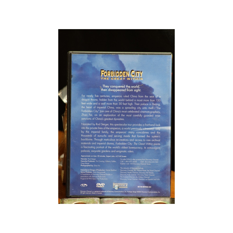 Discovery Forbidden City The Great Within DVD:6696