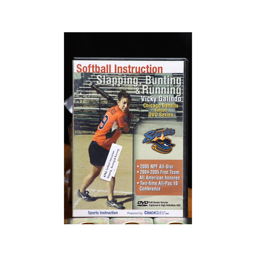 Softball Instruction Slapping , Bunting & Running DVD:6702
