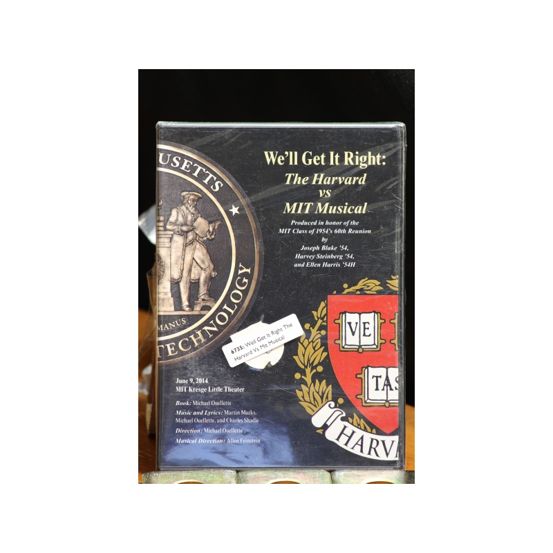 Well Get It Right The Harvard Vs Mit Musical DVD:6735