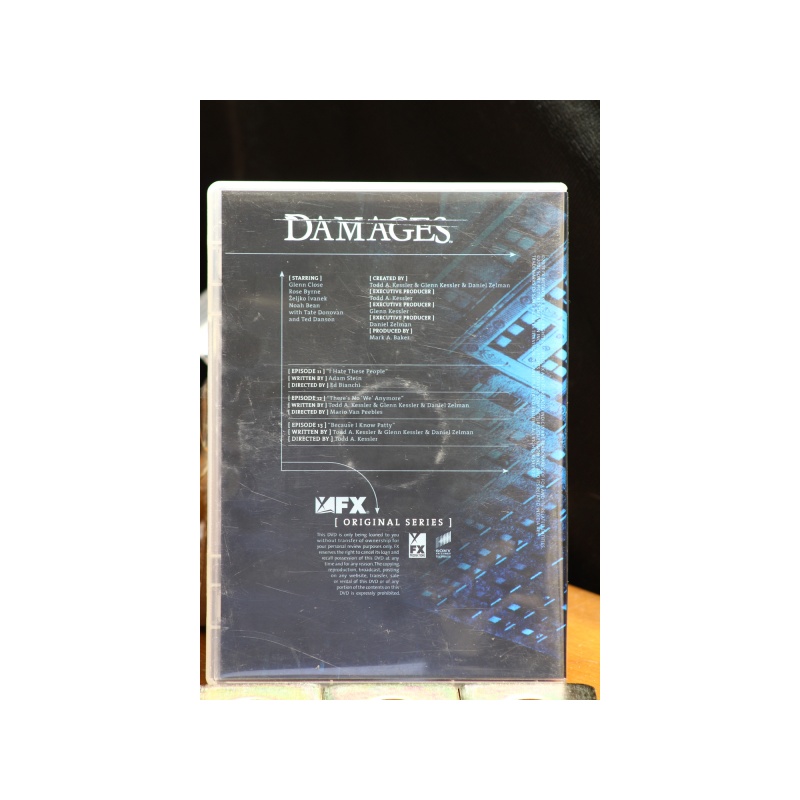 Glenn Close  Damages Episodes 11 12 13 DVD:6923