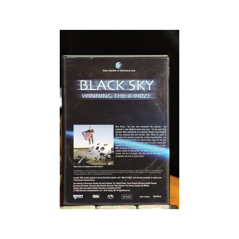 Black Sky: Winning The X Prize DVD:6989