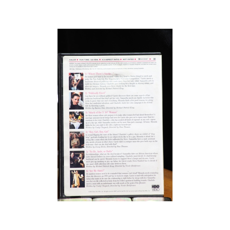 Sex And The City: Season 3 Disc 1 DVD:6998