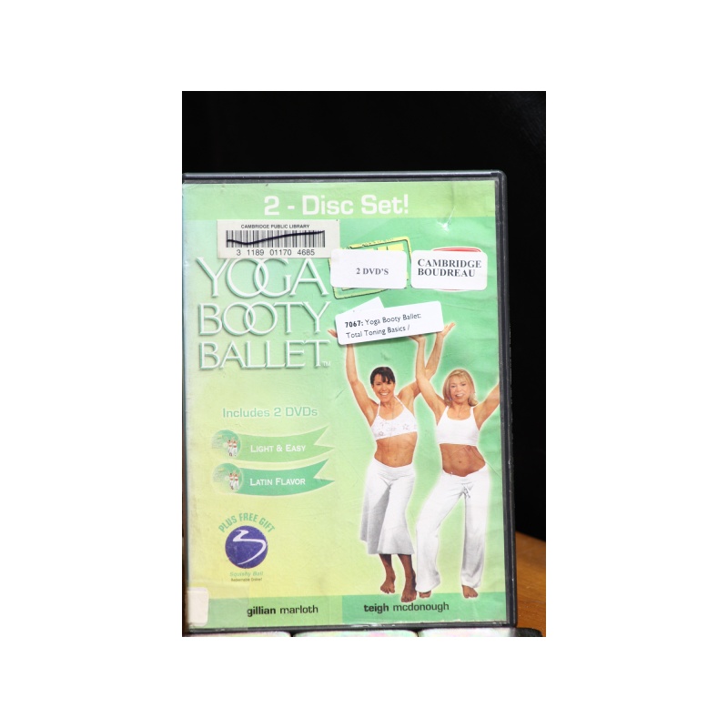 Yoga Booty Ballet: Total Toning Basics / Advanced Fat Burning DVD:7067