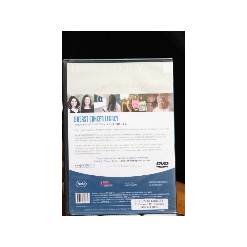 Breast Cancer Legacy DVD:7099