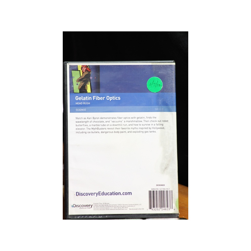 Discovery Gelatin Fiber Obtics DVD:7136