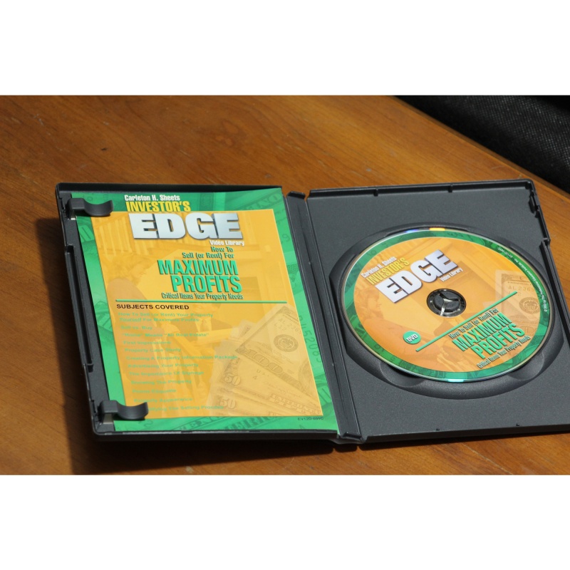 Carleton H. Sheets Edge Sell or Rent Maximum Profits DVD:7171