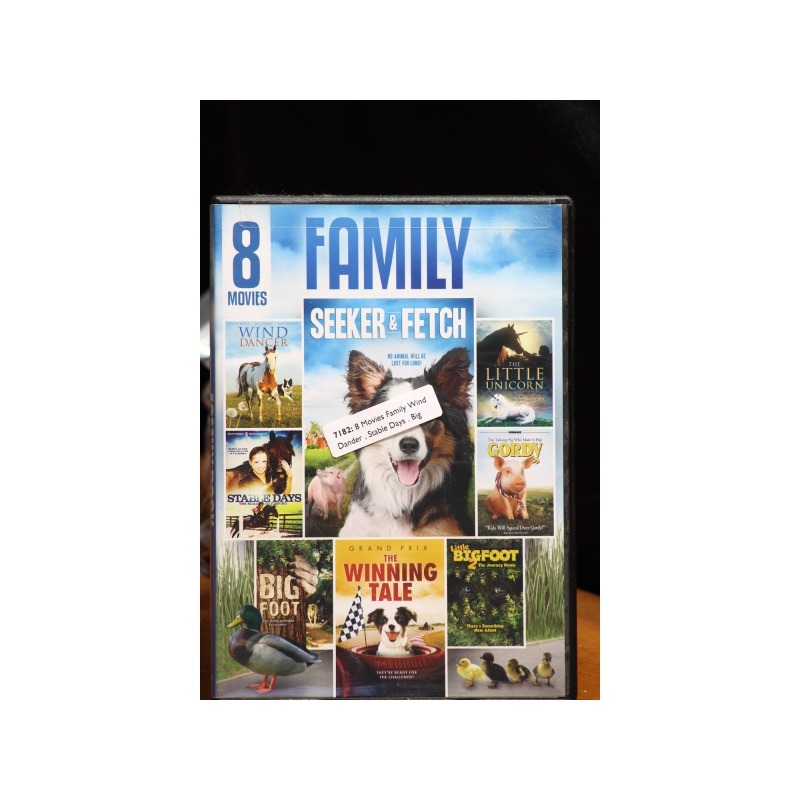 8 Movies Family Wind Dander , Stable Days . Big Foot, Seeker And  DVD:7182