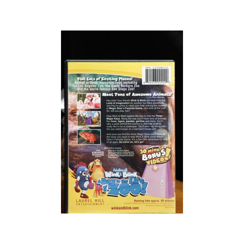 Adventures With Wink & Bink A Day In The Life Of A Zoo DVD:7218